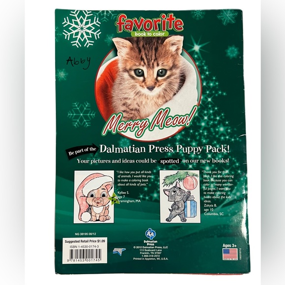 Christmas set: storybook, coloring books & markers - Picture 3 of 10